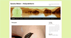 Desktop Screenshot of heilpraktikerin-sandraweber.de